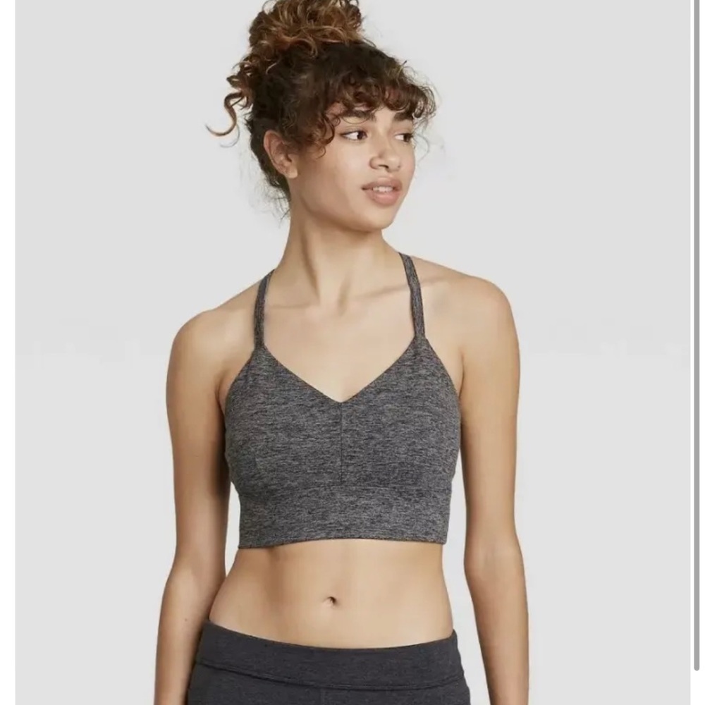 Joy Lab Heather Grey Sports Bra